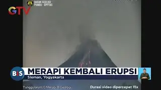 [Indonesia 24 Jam] Merapi Kembali Erupsi, Guguran Awan panas Terjadi 2 Kali dalam Sehari - BIS 07/01