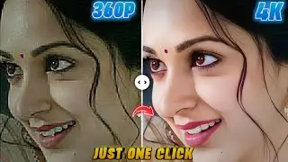 How To Convert Normal Video To 4K HD Video | Trending Smooth HD Video Editing | HD Video Editing App