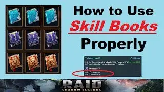 How to Use ~Skill Books~ PROPERLY in Raid: Shadow Legends