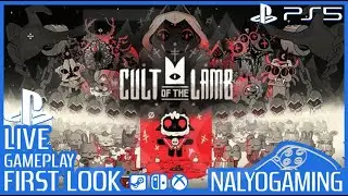 CULT OF THE LAMB, PS5 Gameplay LIVE First Look