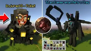UPDATE BARU ADDON SKIBIDI TOILET TERKEREN TITAN DI MINECRAFT! AKHIRNYA ADA INJURED G MAN!