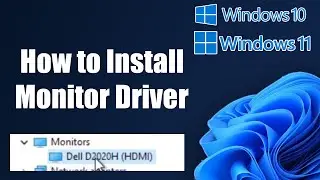 How to Install Monitor Driver On Windows 11