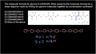 How to Calculate Number of Atoms in Oligomer Molecule