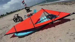 Testing out the FreeinSUP Inflatable Paddleboard and Windsurfer