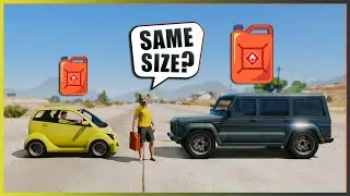 GTA V - Do all cars have same sized Fuel tank?