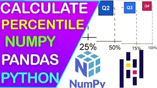 DataFrame Percentile Quartiles using Numpy, Pandas, & Python