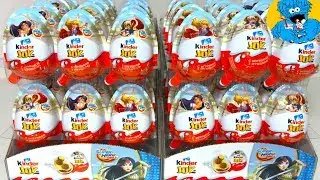 Киндер Сюрпризы,Unboxing Kinder Surprise DC Super Hero Girls,По Мультику Девочки Супергерои 2018