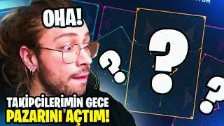 Takipçilerimin GECE PAZARLARINI açıp, SKİN aldırttım! #4 | Valorant