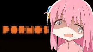 Bocchi laughs at PONOS logo
