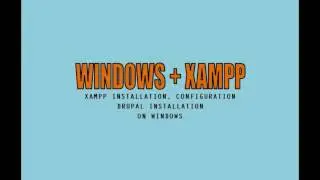 How to install Drupal CMS on XAMPP in Windows