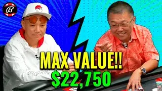 He Turned Trips And His Opponent 3-BETS Him!