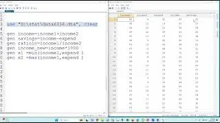 Some arithmetic operators in Stata: Session-11