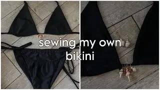 Sewing a bikini from scratch (walk through video) SEW WITH ME