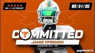 WATCH: The Moment 5-star WR Jaime Ffrench Jr Committed to Texas Longhorns