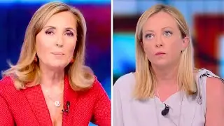 GIORGIA MELONI REAGISCE CON RABBIA ALLE GRAVI ACCUSE DI BARBARA PALOMBELLI IN DIRETTA TV