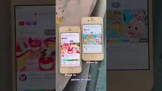 iPhone 5s vs iPhone 4s in 2022 open youtube on safari 