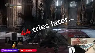 FINALLY BEATING PONTIFF AFTER 44 TRIES /  My first souls game Part 3 [Dark Souls III]