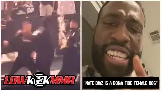 Beer Spilling MMA Fighter Reacts To Getting Punked By Nate Diaz