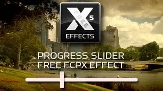 XEffects Progress Slider Free Title Plugin for Final Cut Pro X FCPX 