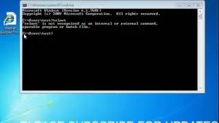 Error telnet is not recognized internal or external command (Windows 7/8/10)