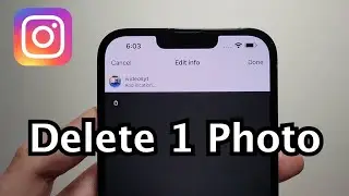 Instagram How to Delete One Photo From Post