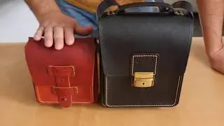 Обзор новой модели мужской сумки из кожи