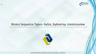 Python Binary Sequence Types: bytes, bytearray, memoryview