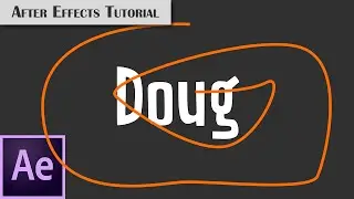 How to Animate Text or Objects along a Path in After Effects (TUTORIAL)