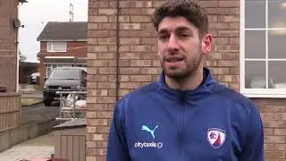 George Carline visits young supporter
