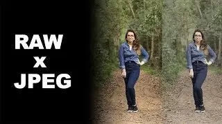 RAW x JPEG na edição