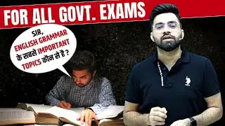 Most Scoring Topics of English Grammar | SSC CGL/CHSL/CPO | Bank PO/Clerk | NDA/CDS | Tarun Grover