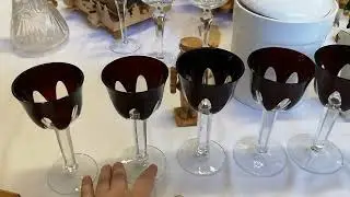 НОВЫЙ ПОхОД на БАРАхОЛКУ в ГЕРМАНИИ! Дождь нам НЕ помеха! Фарфор, хрусталь, керамика! Оля Ретро