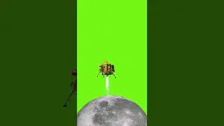 Chandrayaan 3 Green Screen Video 3D Animation