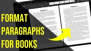 Format Text For Printed Books in Microsoft Word