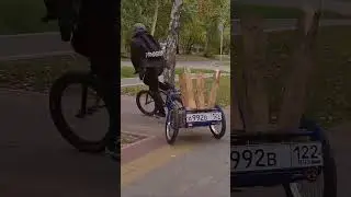 НА ДИСКОТЕКУ! Приколы с велосипедом ,едем в соседнее село