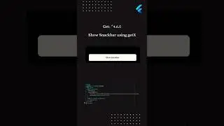 Flutter Snackbar using getX 