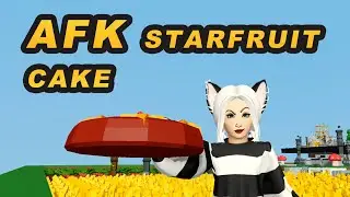 Roblox Islands AFK Starfruit Cake Farm each cake gives you 25% damage to mobs for 15 minutes.