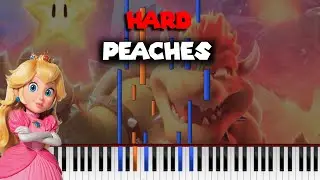 Jack Black - Peaches (The Super Mario Bros. Movie) - Full Piano Tutorial