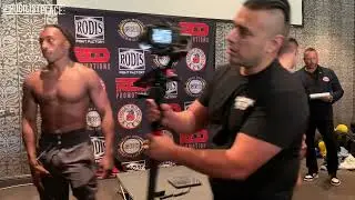 The Red Boxing Promotions "The Legacy Continues" weigh-ins from 6/3/2022
