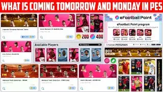 WHAT IS COMING TOMORROW AND MONDAY IN PES 2021 MOBILE || CONFIRMED REWARD AND EVENTS FULL DETAILS