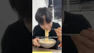 You need to try this noodle in Korea! 