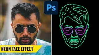 Neon Face Effect - Photoshop Tutorial