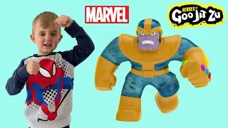 Герои Гуджитсу Марвел ТАНОС и его Силы Goo Jit Zu Marvel THANOS