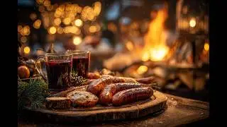 🍷🔥 -30°C Outdoor Cooking: Sausages & Gluhwein by Fire!