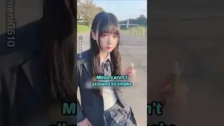 Schoolgirl Caught Smoking