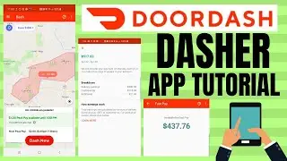 How to use the Doordash app 2019 for Drivers, Dasher App.