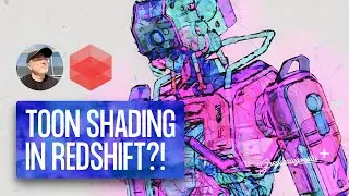 Watercolor Toon Shading with Redshift?! | In-Depth Tut