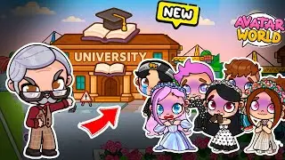НОЧЬ В НОВОЙ ШКОЛЕ 😨😱 AVATAR WORLD ИСТОРИЯ ВЫПУСКНОЙ 💕 РУТИНА СЕМЬИ 🏫 ОБНОВЛЕНИЕ ГОРОД СЕКРЕТ СЕРИАЛ