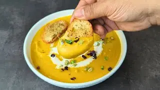 BUTTERNUT SQUASH SOUP | how to make roasted butternut squash soup | Blender Soup Recipes