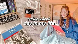 *online* school day in my life (productive)